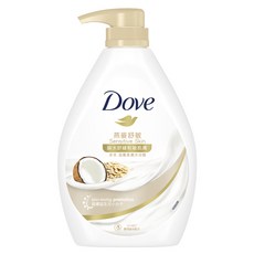 多芬 滋養柔膚沐浴露 燕麥舒敏 900g 溫和清潔 舒緩保濕 敏感肌適用, 1瓶