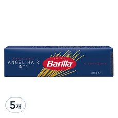 바릴라 엔젤헤어 파스타면, 500g, 5개