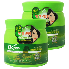 CK N-95 馬油添加深層修護髮霜 專業沙龍品質, 600ml, 2罐