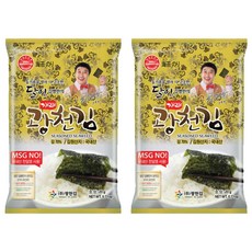 광천김 달인김병만의 재래 광천김, 20g, 2개