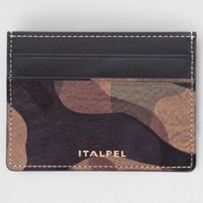 ITALPEL 義大利植鞣迷彩圖案天然牛皮卡片夾 PL1
