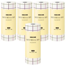 GIBONE 可重複水洗抹布 桑格利亞格紋, 35枚入, 5個