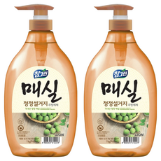 Chamgreen 青梅洗碗精, 2瓶, 1kg