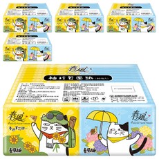 春風 春風貓袖珍包面紙 10抽, 30包, 5袋
