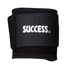 SUCCESS 成功 涼感可調式護腕, 纏繞綁帶設計 提升穩固性 適用多種運動, 腕部圓周16~22cm, 黑色, 1個
