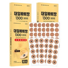 대일빠삐방 1300 의료용 자기발생기 자석 패치 30p + 리필 60p, 3세트