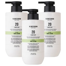 더블유드레스룸 퍼퓸 바디로션 20 플라워샵, 500ml, 3개