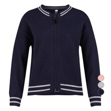 luxgolf 女款打孔拉鍊防風針織外套LB4W818W