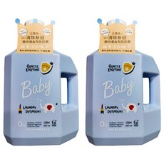 KU.KU Duckbill 酷咕鴨 Baby酵素洗衣精 溫和不刺激, 1.2L, 2瓶