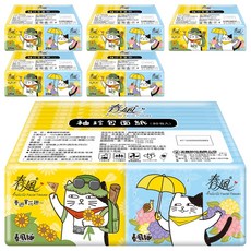 春風 春風貓袖珍包面紙 10抽, 30包, 6袋