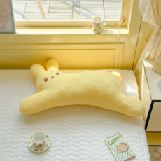 ARTJOY 呆萌兔玩偶抱枕長抱枕, 呆萌兔 (香蕉口味)