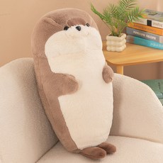 아트조이 푸근이 물개 인형 쿠션, 브라운