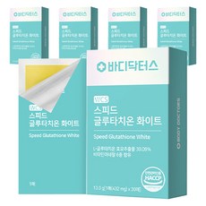 바디닥터스 WCS 스피드 글루타치온 화이트, 30정, 5개