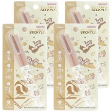 sun-star STICKYLE 攜帶型剪刀, 4個, 奇奇與蒂蒂