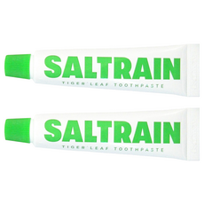 SALTRAIN 積雪草修護灰鹽牙膏, 30g, 2條