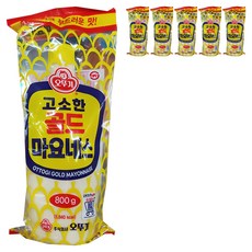 오뚜기 고소한 골드 마요네스, 800g, 6개