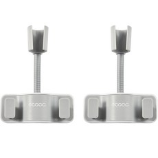 모나코올리브 델리 샤워기 거치대, 2개, 그레이