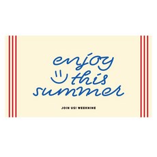 위크나인 스마일 비치타올, 크림, 1개