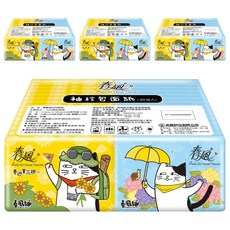 春風 春風貓袖珍包面紙 10抽, 30包, 4袋