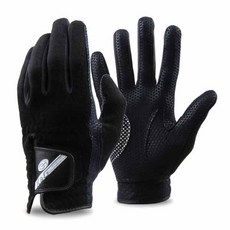 카시야골프 남성용 방한 골프장갑 양손용, 블랙, 1개