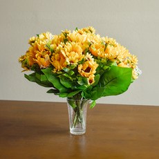 앙플랜트 조화 해바라기 인테리어 꽃다발 26송이, 혼합색상, 1개