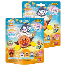 BANDAI 麵包超人泡澡球 內含彩色人偶入浴劑 驚喜玩具, 75g, 2包