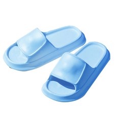 Caris Block 素色浴室拖鞋 藍色, 1個