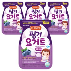 아이배냇 핑거 요거트, 20g, 4개, 블루베리