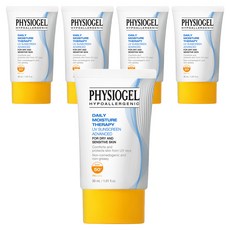 피지오겔 DMT UV 어드밴스드 썬스크린 SPF50+ PA++++, 30ml, 5개