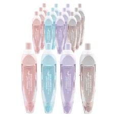 達達高性價比敲擊式修正帶6m, 隨機出貨, 16個