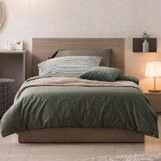 리바트 헤닝 호텔침대 수납형 프레임 단품 방문설치, 뉴트럴오크