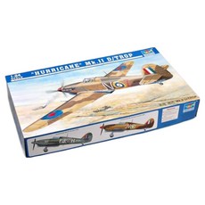 Trumpeter 1:24英國Hurricane Mk ⅡD/Trop 熱帶型塑膠模型, 1個