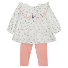 Tartine et Chocolat 兒童GG Ruby花朵上下裝套組