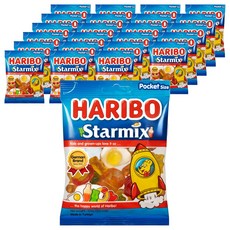 하리보 스타믹스 젤리 포켓, 100g, 24개
