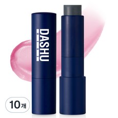 DASHU 男士水潤變色護唇膏, 紅色, 10入