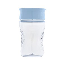 와우컵 키즈 트라이탄 컵 + 뚜껑 세트, 296ml, 1세트, 스노우블루
