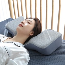 Sumyondogam 透氣孔記憶枕, 灰色, 1個