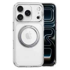 imos 智慧型手機 保護殼 iPhone 17 Pro 耐衝擊 軍規 磁吸 支架 兼容 MagSafe 透明色 TPU 熱塑性聚氨酯彈性體邊框、PC 聚碳酸酯 非人為因素保固一年 1個