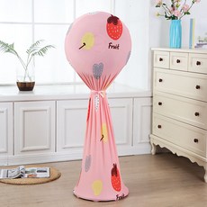 하늬통상 스판 선풍기 커버 1p, 핑크