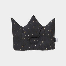 Ma lolotte 孩童皇冠造型定型枕, SHINING STAR (CHARCOAL)