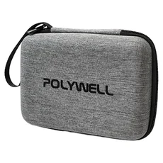 POLYWELL 寶利威爾 3C硬殼收納包, PW15-T65-0025, 灰色, 1個