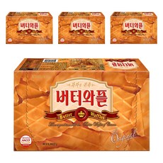크라운 버터와플, 237g, 4개