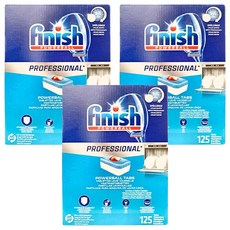 finish 洗碗碇 洗碗機專用 125顆, 3盒, 2125g