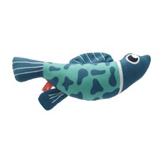 AmyCarol 貓草玩具魚仔系列 青斑魚 貓咪玩具 紓壓玩具, 1個