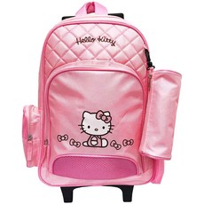 Hello Kitty 凱蒂貓 三段拉桿書包 粉色