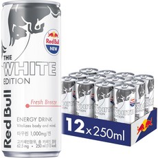 Red Bull 紅牛 白色版能量飲料, 250ml, 12罐