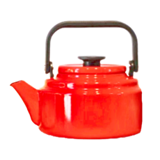 Noda Horo 野田琺瑯 日本製 沖水壺 琺瑯壺, 紅色, 2L, 1個