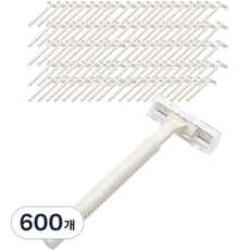 코메리 일회용 면도기 대용량 B0967 화이트, 1개입, 600개
