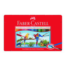 FABER-CASTELL 輝柏 水彩色鉛筆 附水彩筆, 1組, 36色