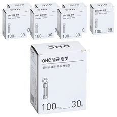 오상헬스케어 멸균 란셋 30G 채혈침, 8개, 100개입